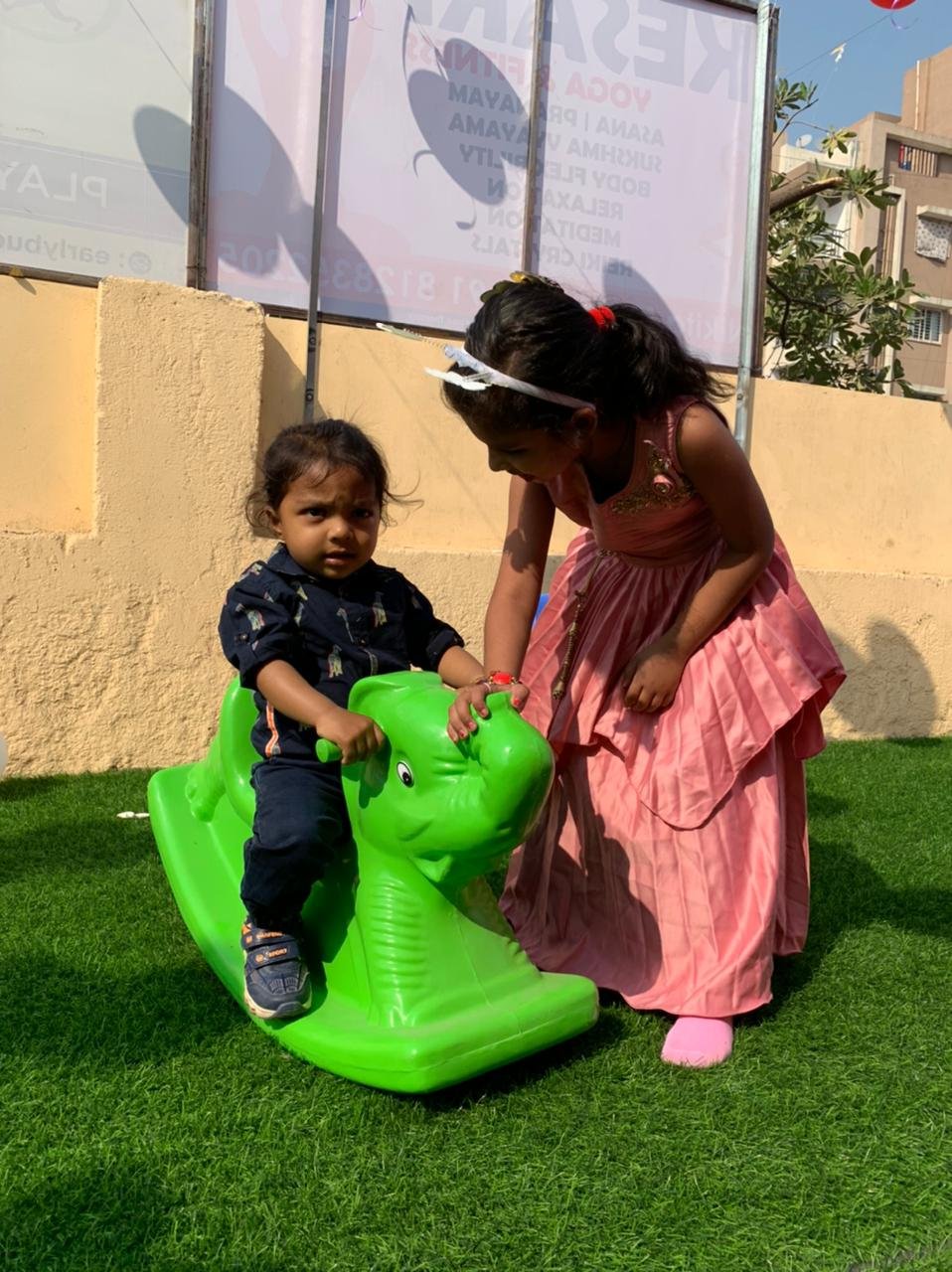 Children playing in Playgroup